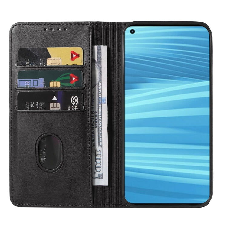 For Realme GT2 Magnetic Closure Leather Phone Case
