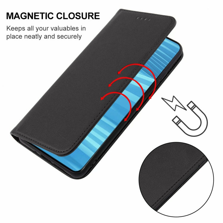 For Realme GT2 Magnetic Closure Leather Phone Case