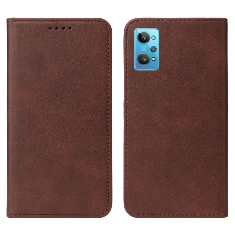 For Realme GT2 Magnetic Closure Leather Phone Case