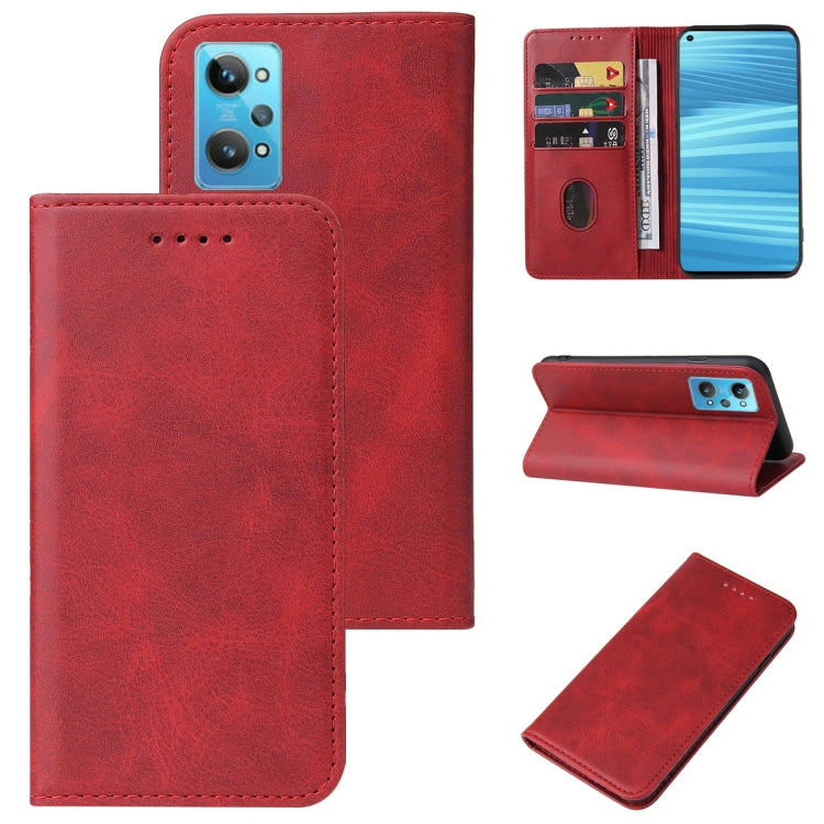 For Realme GT2 Magnetic Closure Leather Phone Case