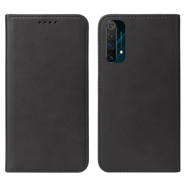 For Realme X50 5G Magnetic Closure Leather Phone Case