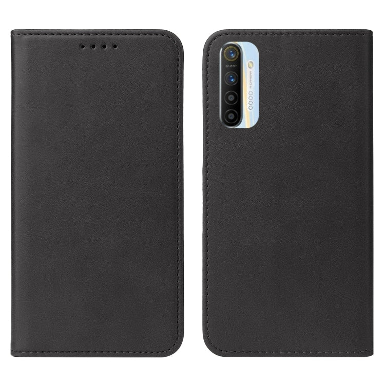 For Realme XT Magnetic Closure Leather Phone Case