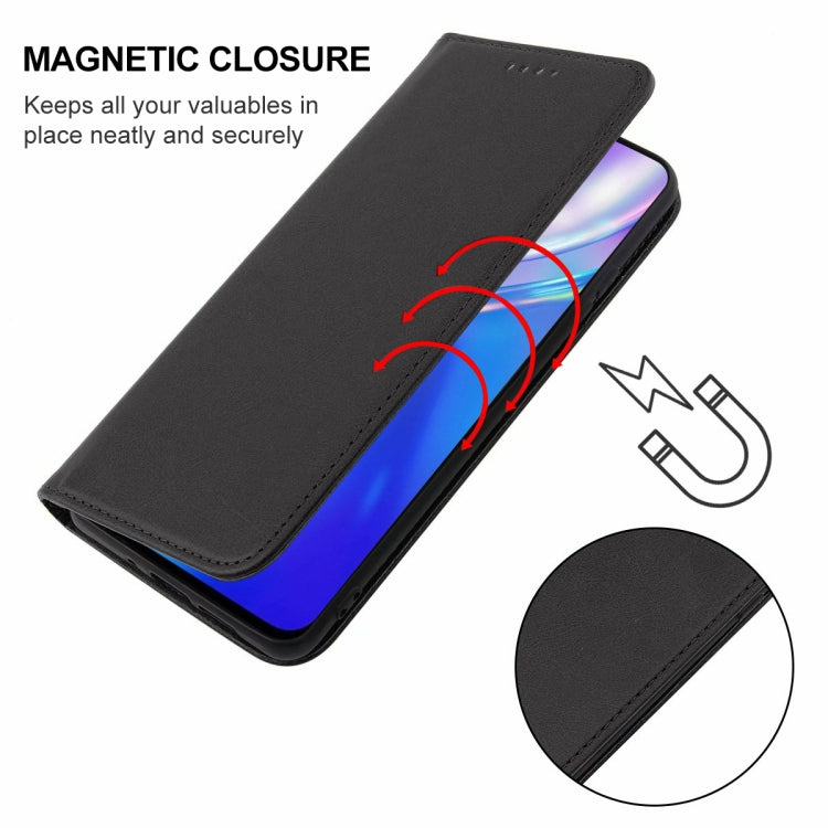 For Realme XT Magnetic Closure Leather Phone Case