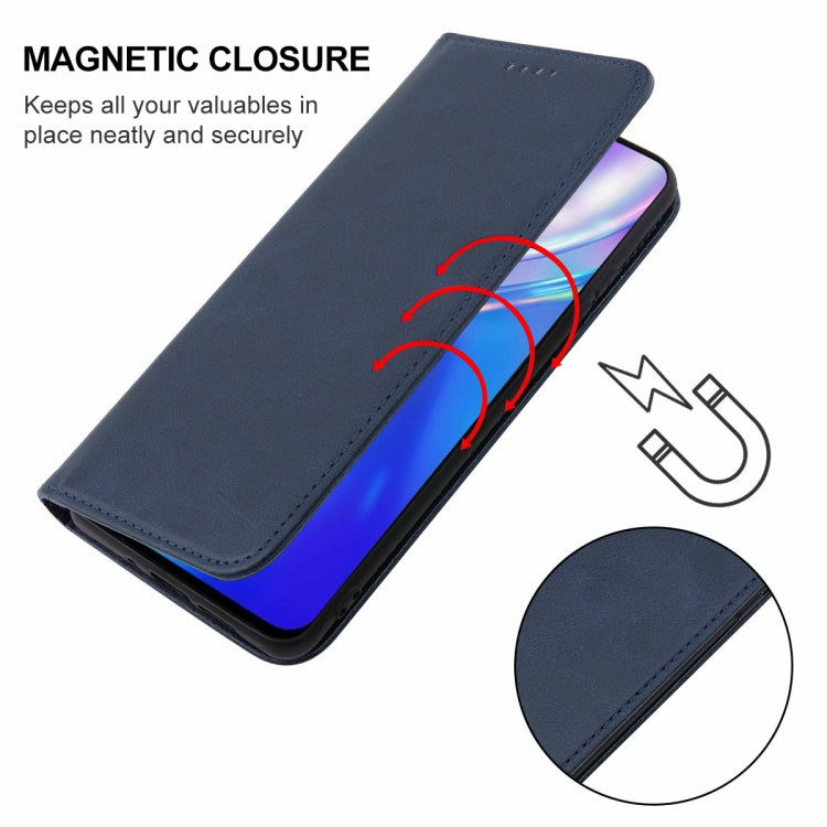 For Realme XT Magnetic Closure Leather Phone Case