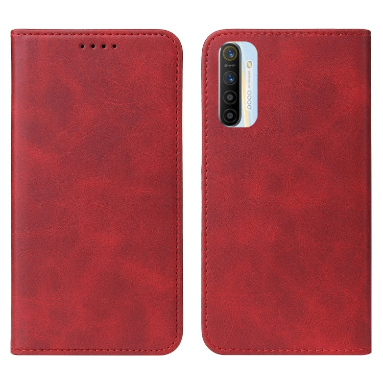 For Realme XT Magnetic Closure Leather Phone Case