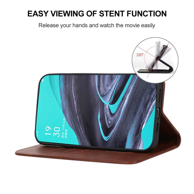 For OPPO Reno2 Magnetic Closure Leather Phone Case