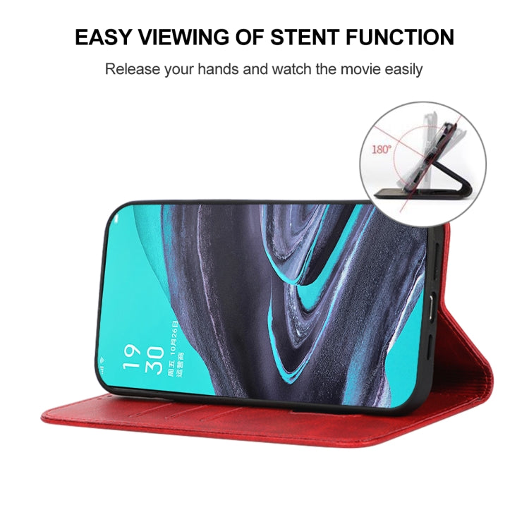 For OPPO Reno2 Magnetic Closure Leather Phone Case