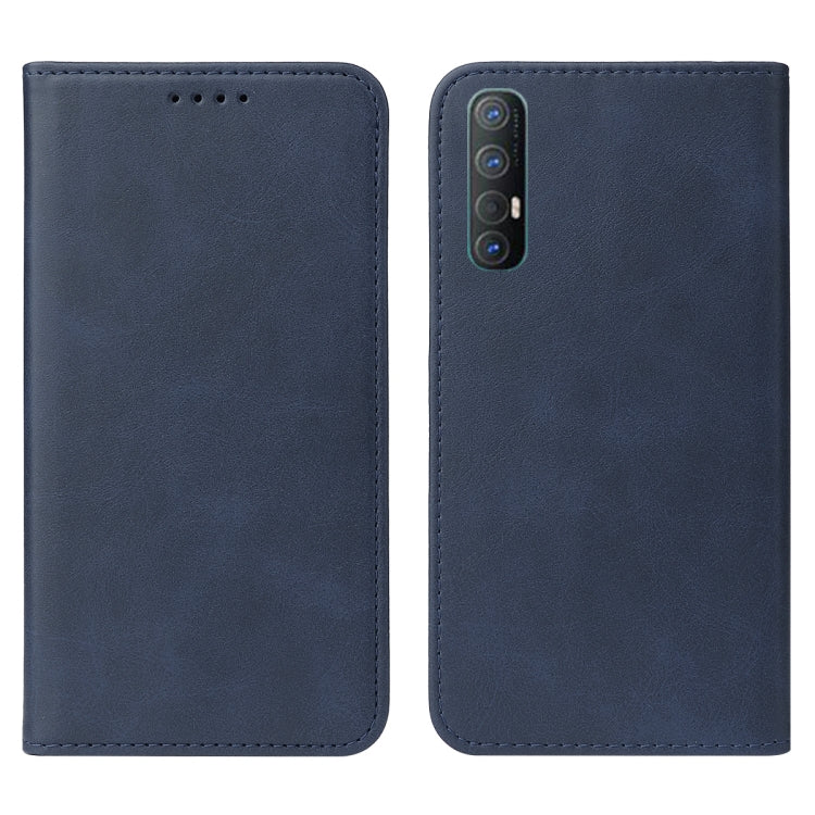 For OPPO Reno3 Magnetic Closure Leather Phone Case