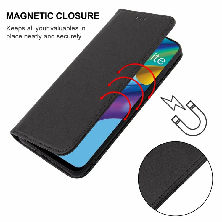 For OPPO Reno4 Lite Magnetic Closure Leather Phone Case