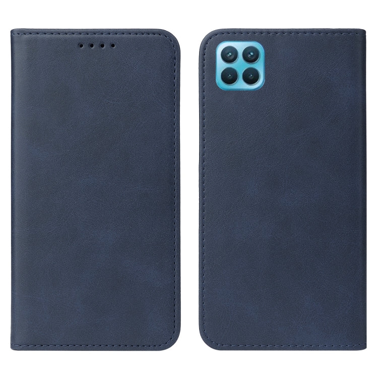 For OPPO Reno4 Lite Magnetic Closure Leather Phone Case