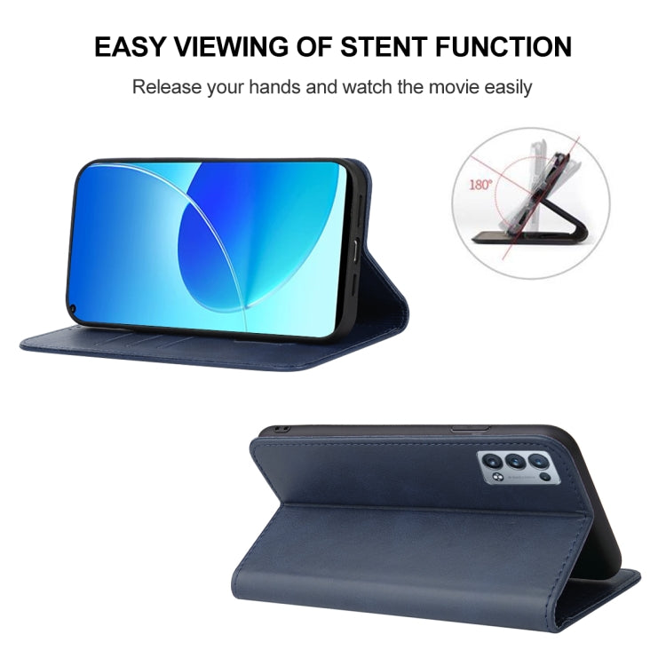 For OPPO Reno6 Pro+ 5G Magnetic Closure Leather Phone Case