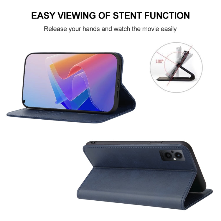 For OPPO Reno7 Z 5G Magnetic Closure Leather Phone Case