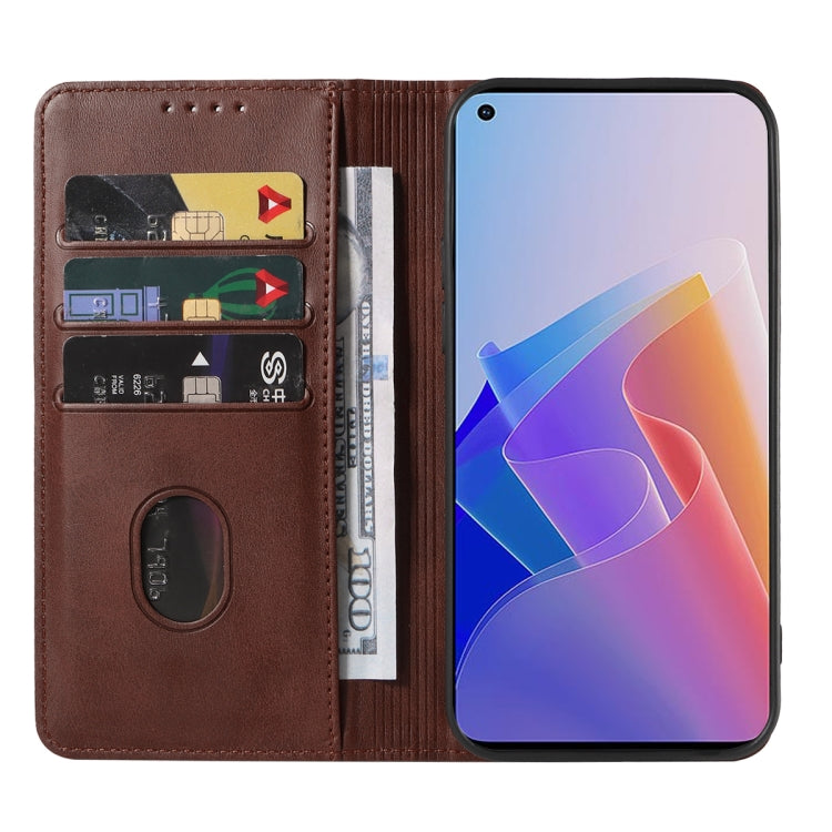 For OPPO Reno7 Z 5G Magnetic Closure Leather Phone Case