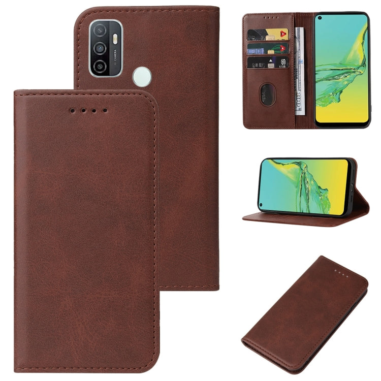For OPPO A33 2020 Magnetic Closure Leather Phone Case