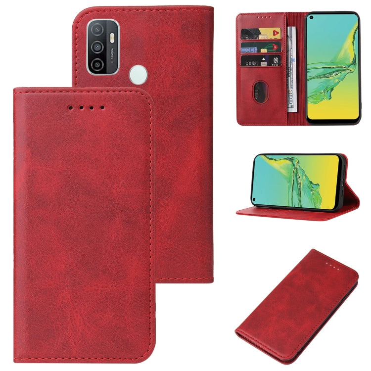For OPPO A33 2020 Magnetic Closure Leather Phone Case
