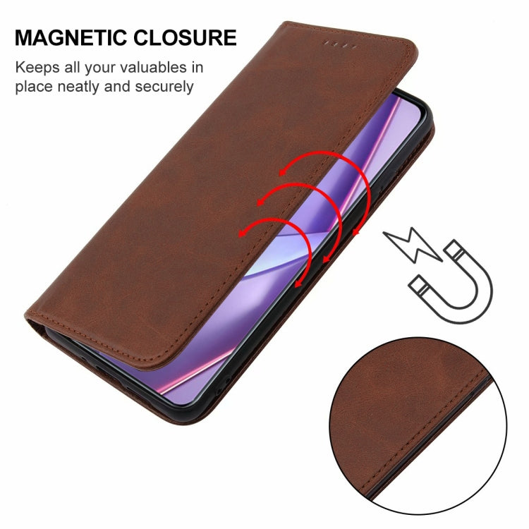 For OPPO Ace2 Magnetic Closure Leather Phone Case