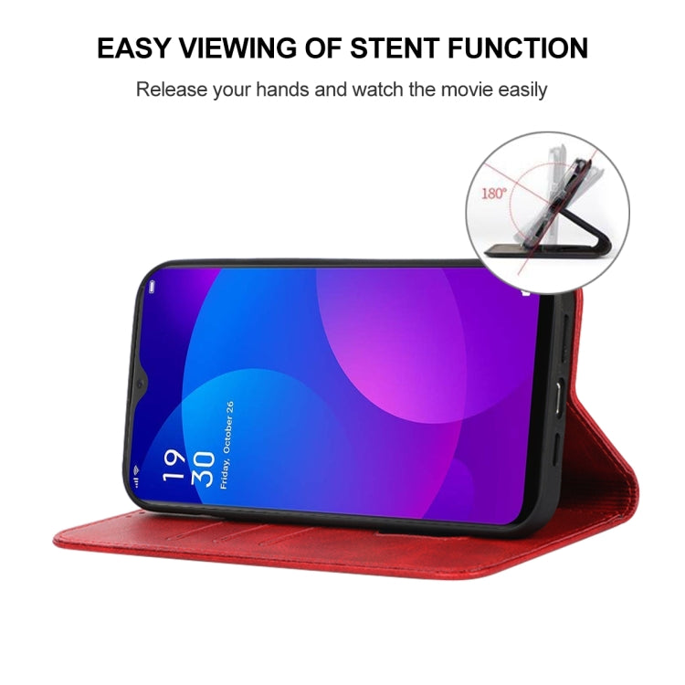 For OPPO F11 Magnetic Closure Leather Phone Case