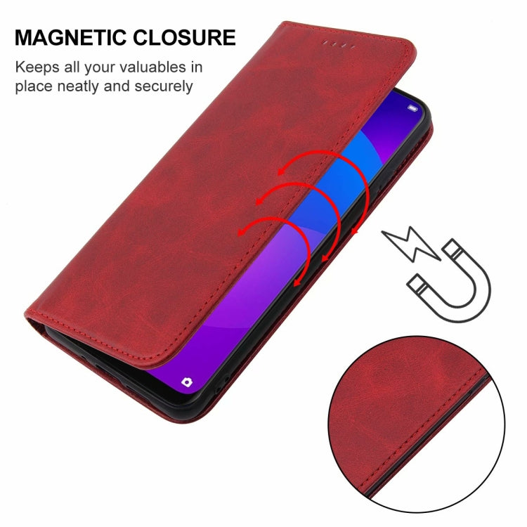 For OPPO F11 Magnetic Closure Leather Phone Case