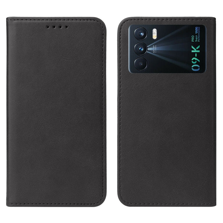 For OPPO K9 Pro Magnetic Closure Leather Phone Case