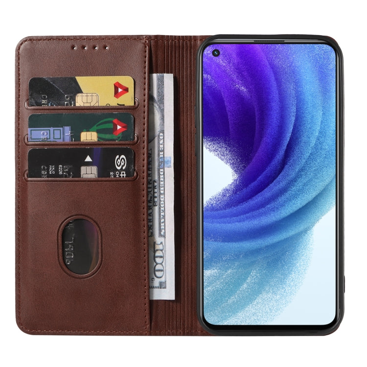 For OPPO K9 Pro Magnetic Closure Leather Phone Case