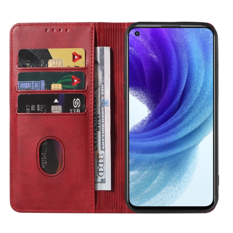 For OPPO K9 Pro Magnetic Closure Leather Phone Case