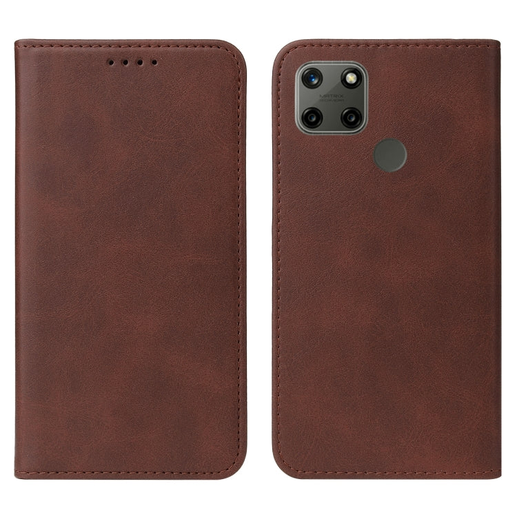 For Realme C25Y Magnetic Closure Leather Phone Case