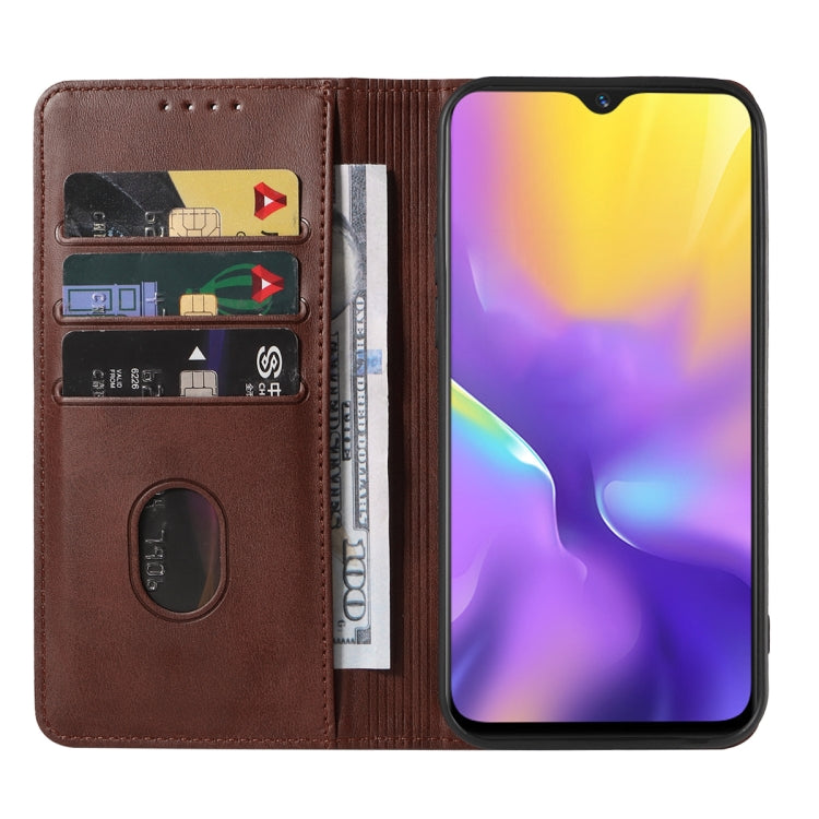 For Realme U1 Magnetic Closure Leather Phone Case