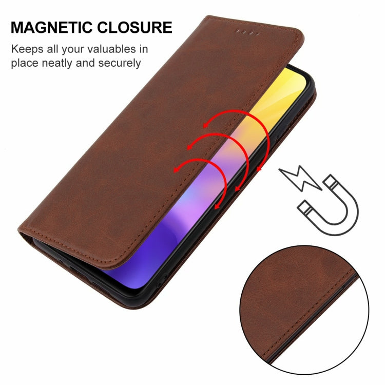 For Realme U1 Magnetic Closure Leather Phone Case