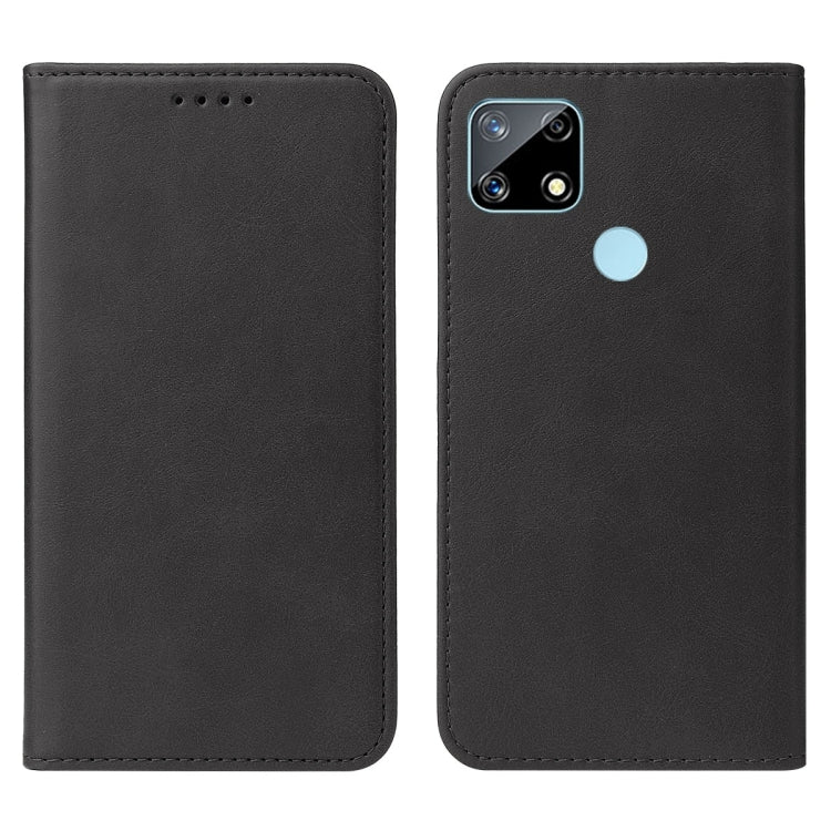 For Realme Narzo 20 Magnetic Closure Leather Phone Case