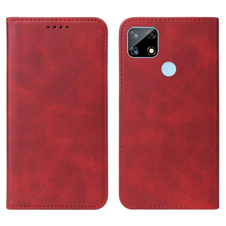 For Realme Narzo 20 Magnetic Closure Leather Phone Case