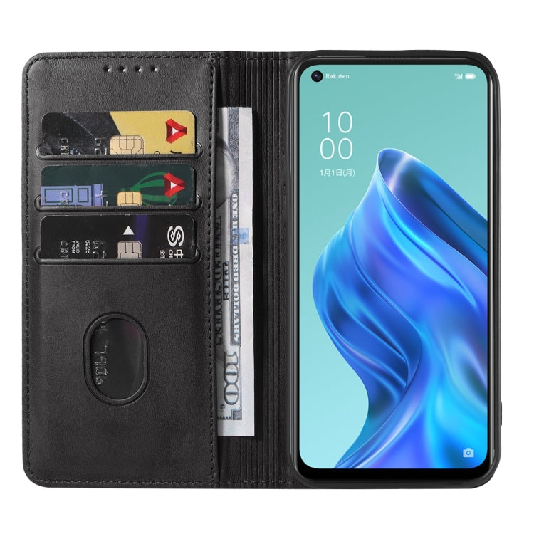For OPPO Reno5 A Magnetic Closure Leather Phone Case