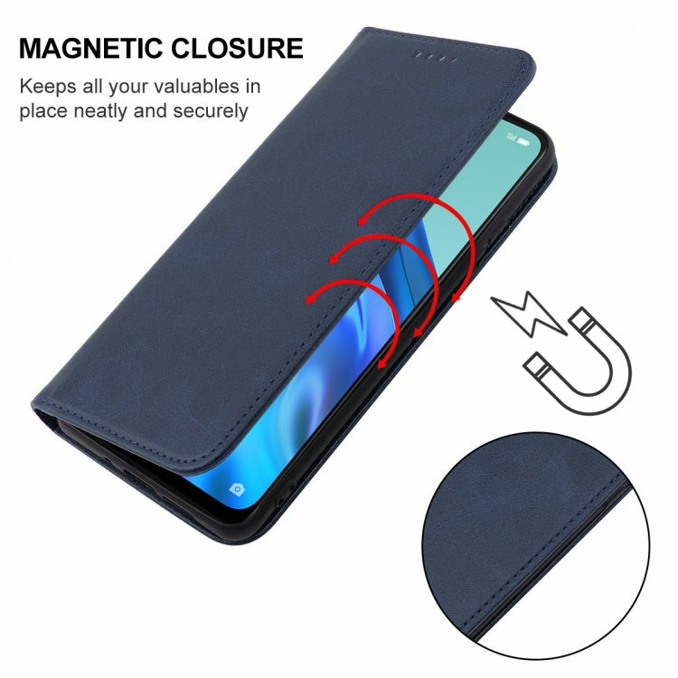 For OPPO Reno5 A Magnetic Closure Leather Phone Case