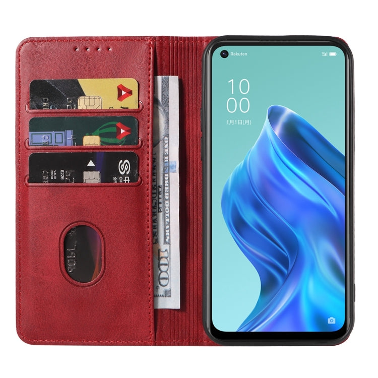 For OPPO Reno5 A Magnetic Closure Leather Phone Case
