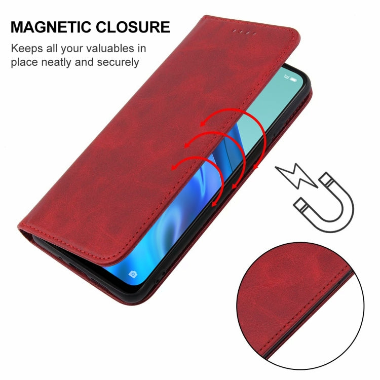 For OPPO Reno5 A Magnetic Closure Leather Phone Case