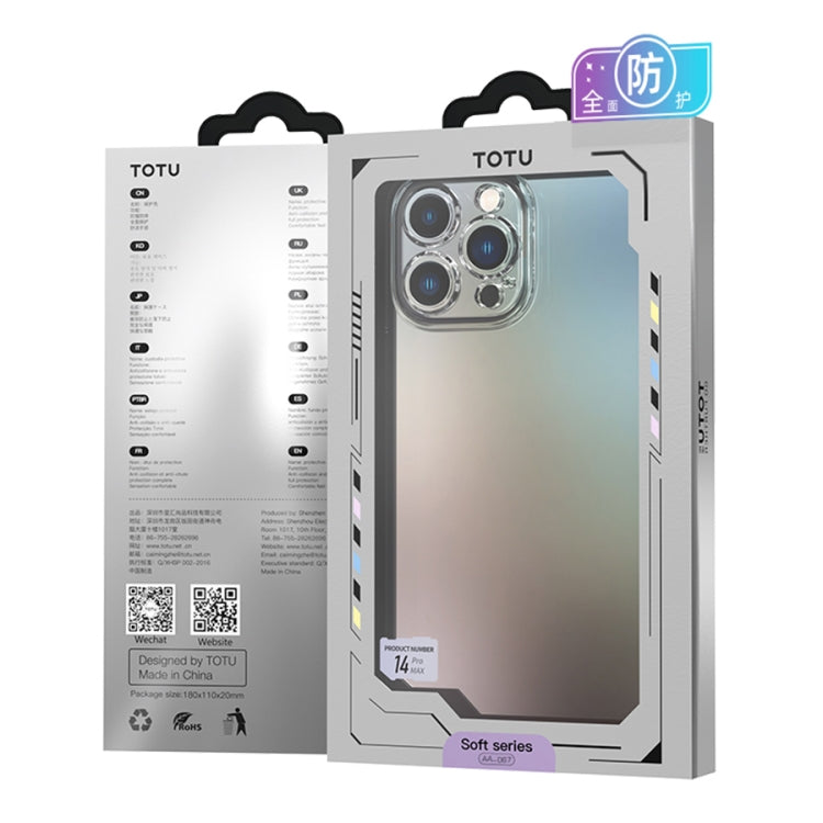 For iPhone 14 Pro Max TOTUDESIGN AA-067 Soft Series TPU Phone Case (Transparent)