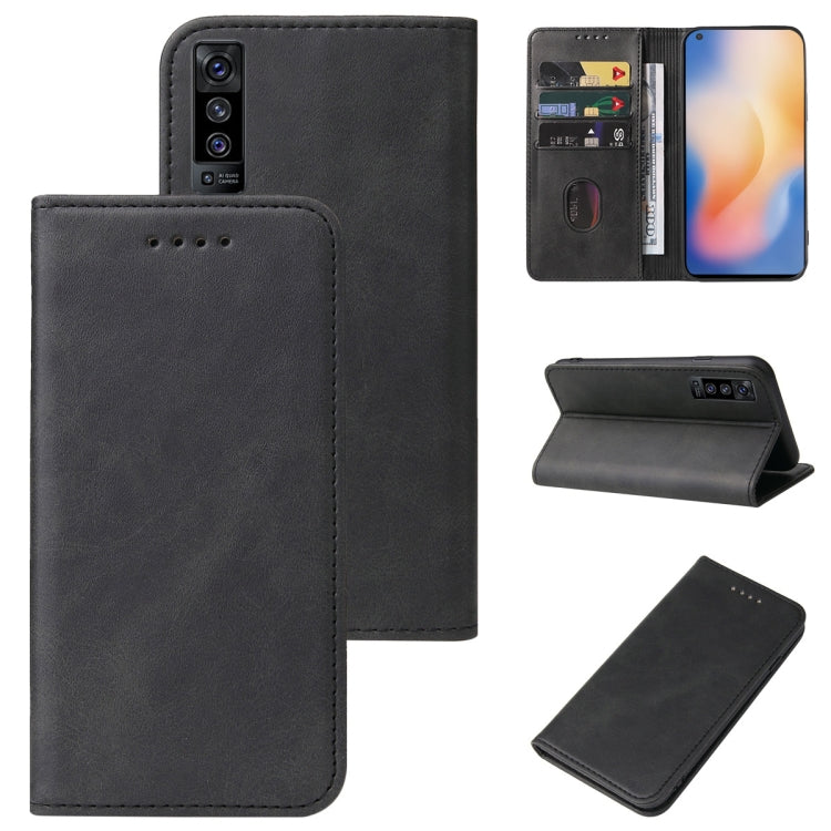 For vivo X50 5G Magnetic Closure Leather Phone Case