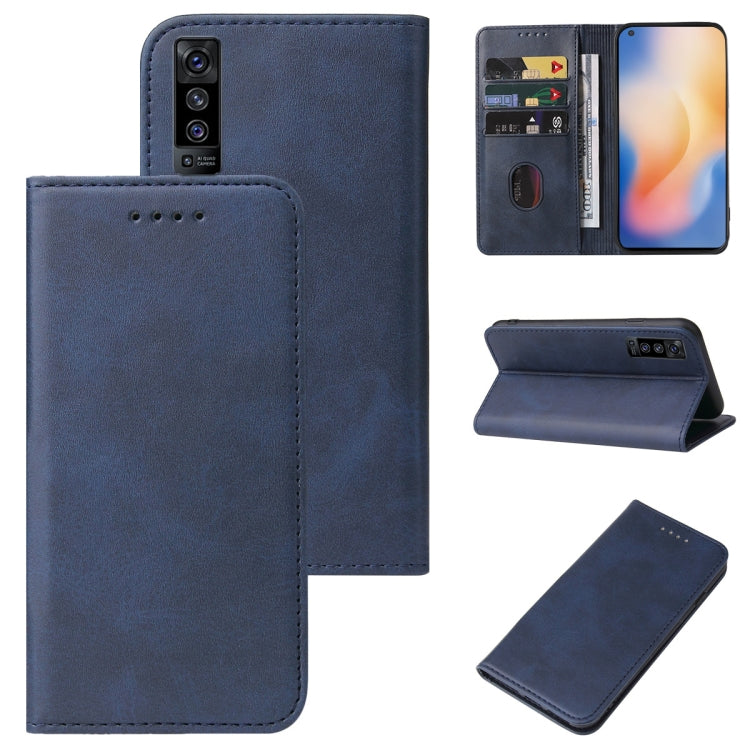 For vivo X50 5G Magnetic Closure Leather Phone Case