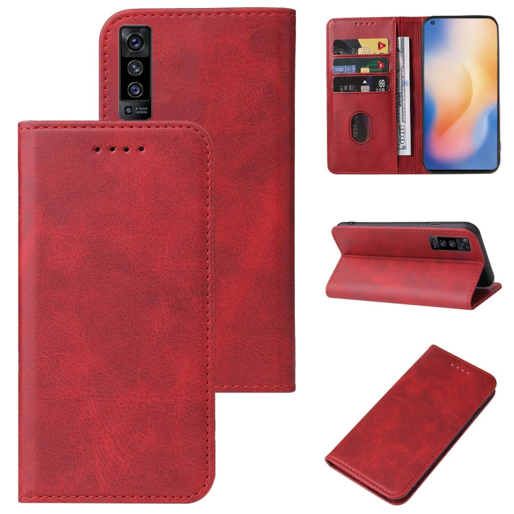 For vivo X50 5G Magnetic Closure Leather Phone Case