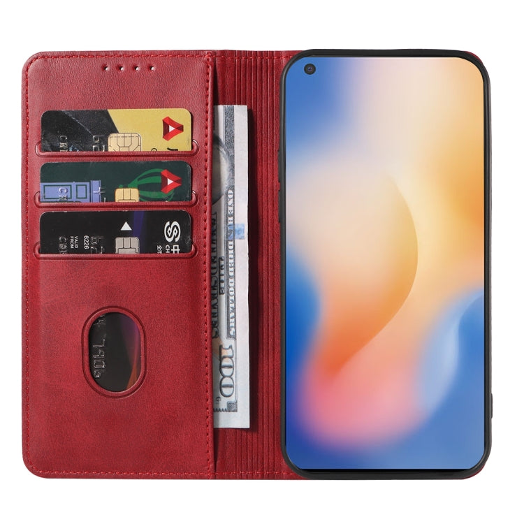 For vivo X50 5G Magnetic Closure Leather Phone Case