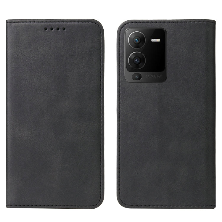 For vivo S15 Magnetic Closure Leather Phone Case