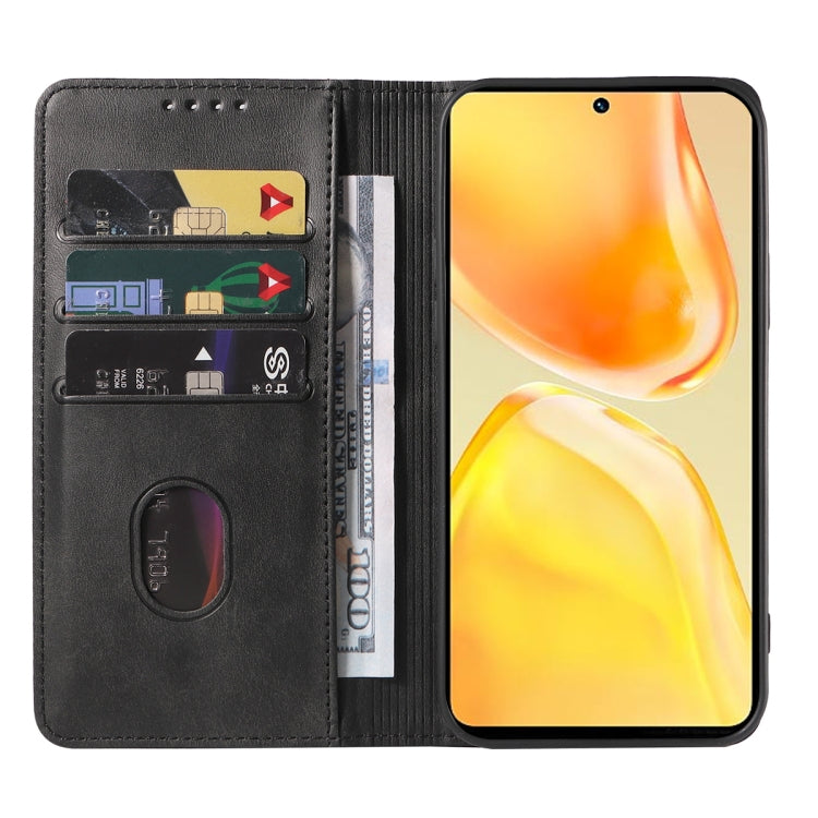 For vivo S15 Magnetic Closure Leather Phone Case