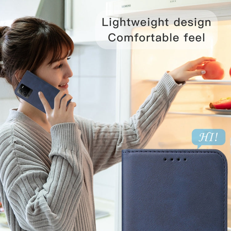 For vivo S15 Magnetic Closure Leather Phone Case