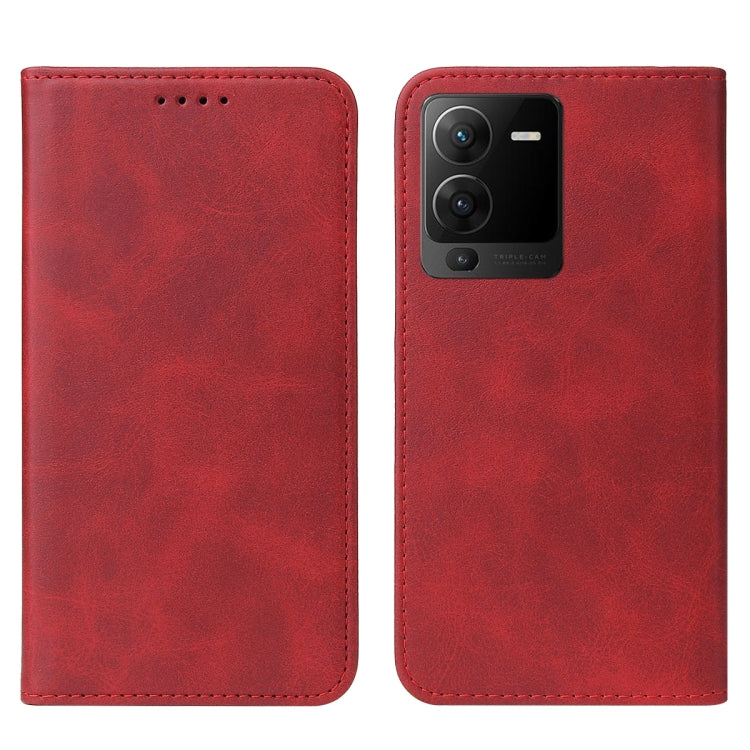 For vivo S15 Magnetic Closure Leather Phone Case