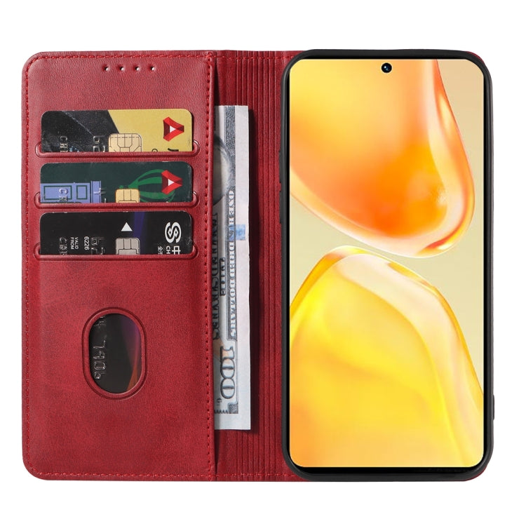 For vivo S15 Magnetic Closure Leather Phone Case