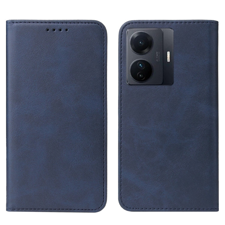 For vivo S15e Magnetic Closure Leather Phone Case