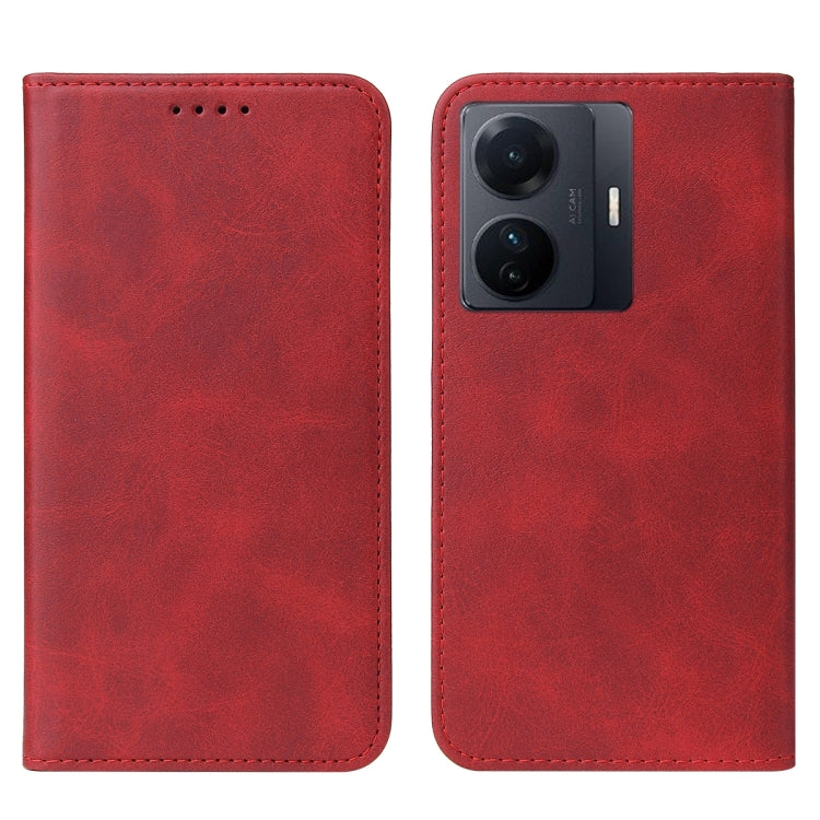 For vivo S15e Magnetic Closure Leather Phone Case