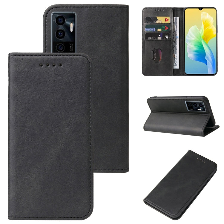 For vivo S10e / V23e Magnetic Closure Leather Phone Case