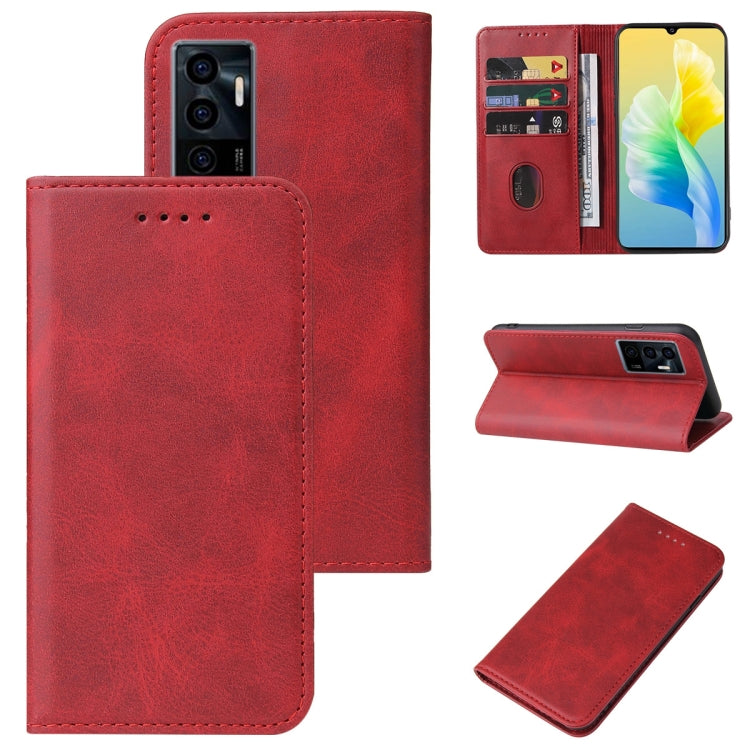 For vivo S10e / V23e Magnetic Closure Leather Phone Case
