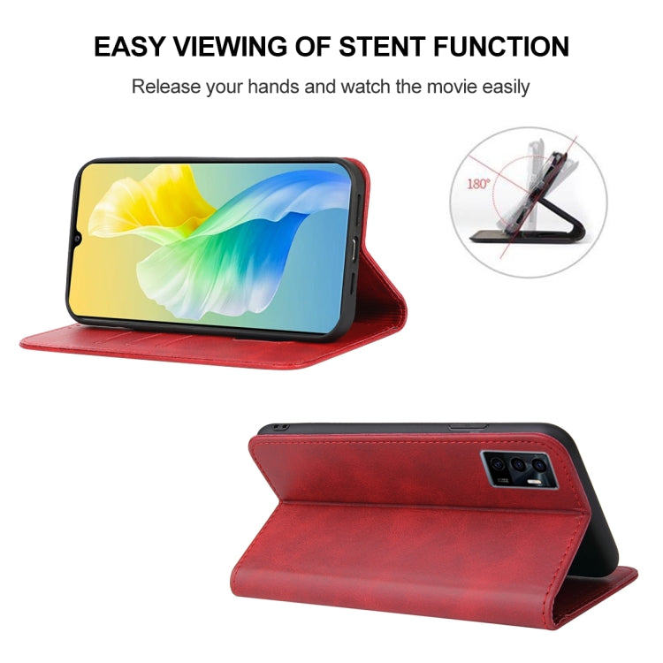 For vivo S10e / V23e Magnetic Closure Leather Phone Case