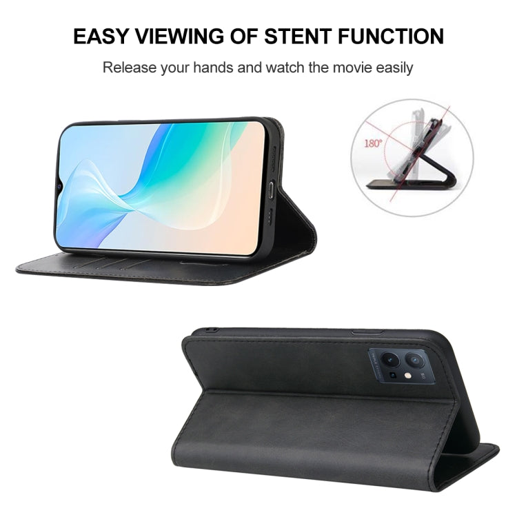 For vivo T1 5G Magnetic Closure Leather Phone Case
